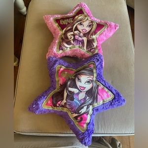 2 Vintage Bratz Pillows